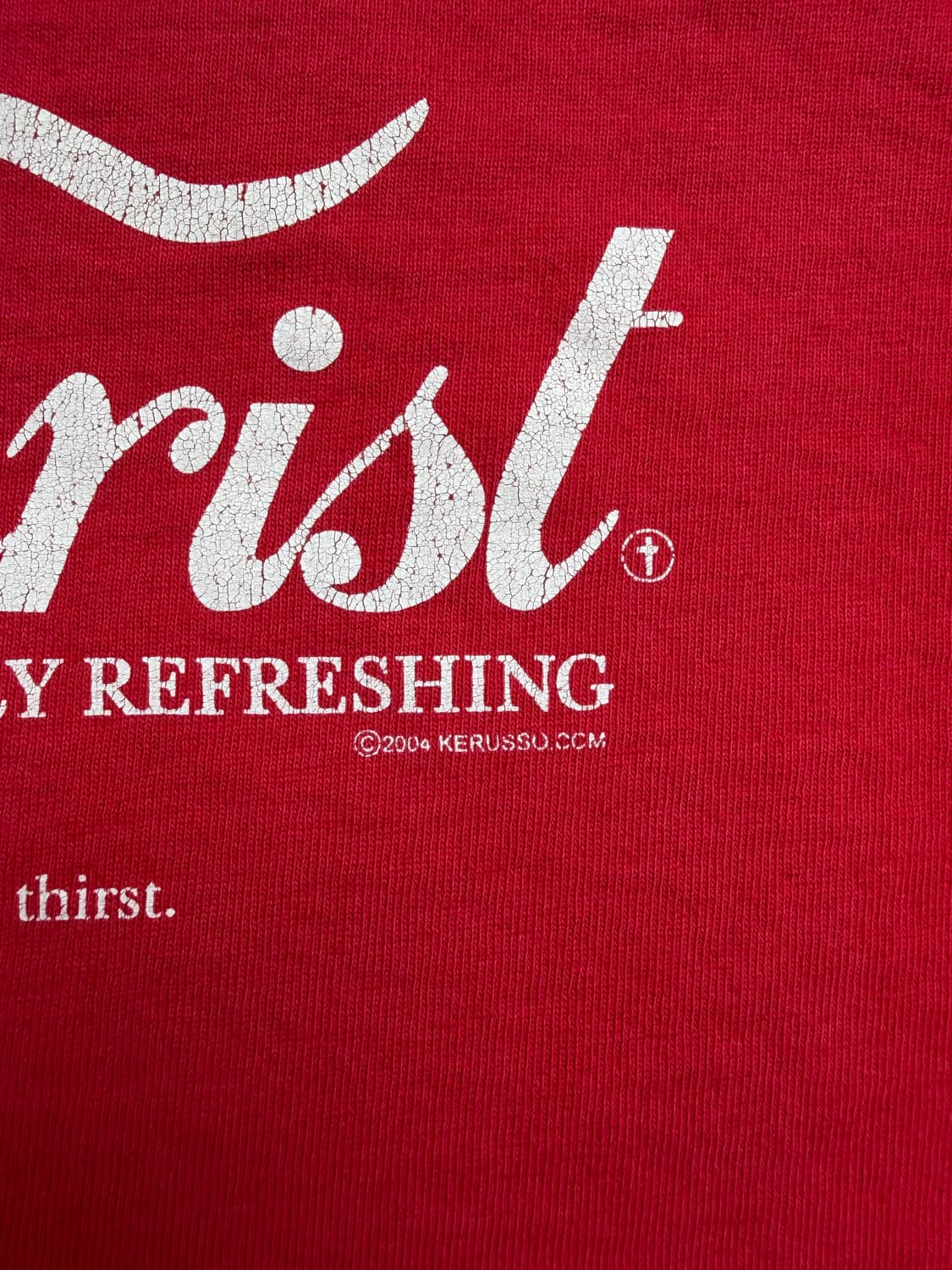 00s Jesus Tee (red) 상품이미지6