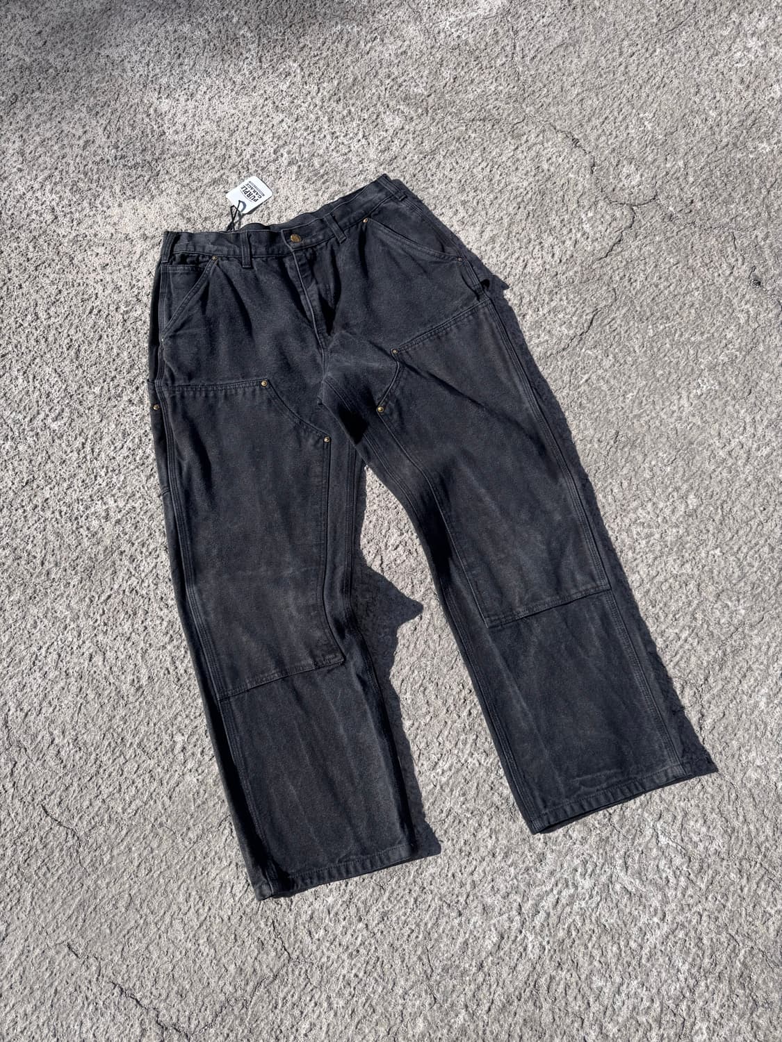 90‘s 칼하트 USA 더블니 B01 워크팬츠 B124 상품이미지6