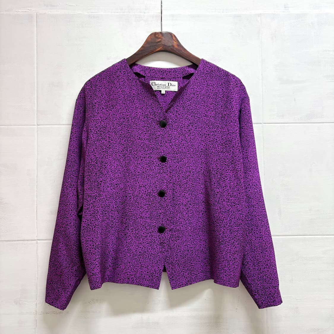 Dior 디올 실크 레오파드 블라우스  상품이미지1