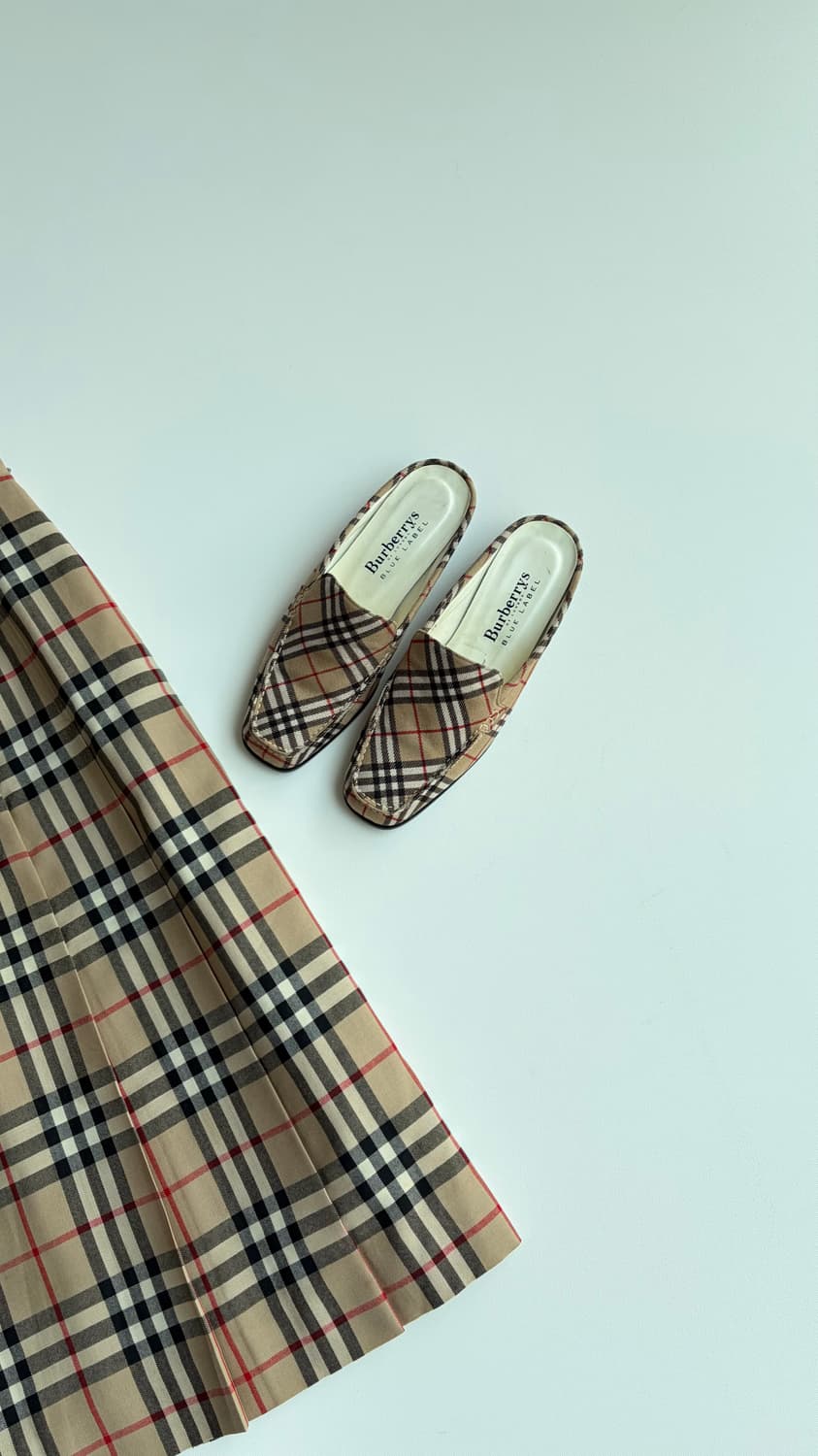 버버리 체크뮬 로퍼 상품이미지3