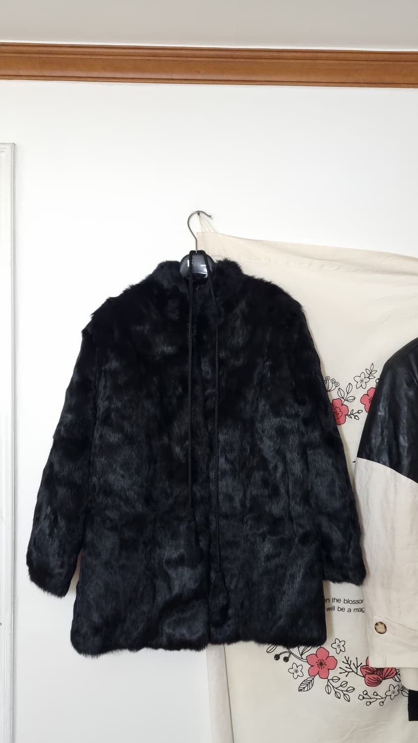 블랙 레빗 모피 벨티드 하프자켓 46 상품이미지1