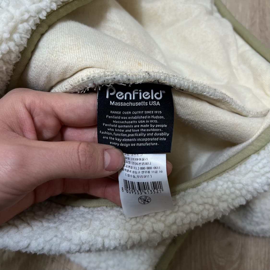 펜필드 USA 양털 플리스 후리스 자켓 L/100  상품이미지6