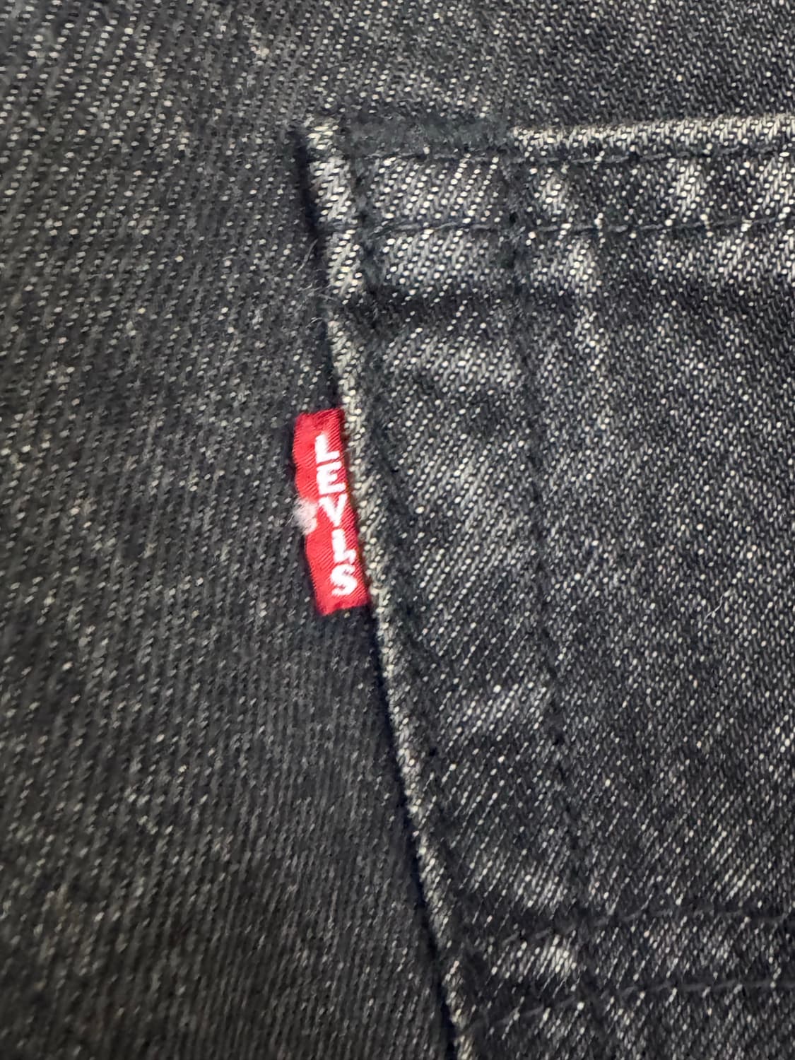 리바이스 조던 578 배기진 블랙 데님 팬츠 34x32 상품이미지7