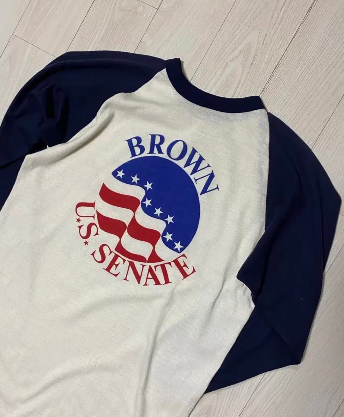 (L) 80s USA제 빈티지 sportswear 래글런 7부 스포츠웨어 상품이미지9