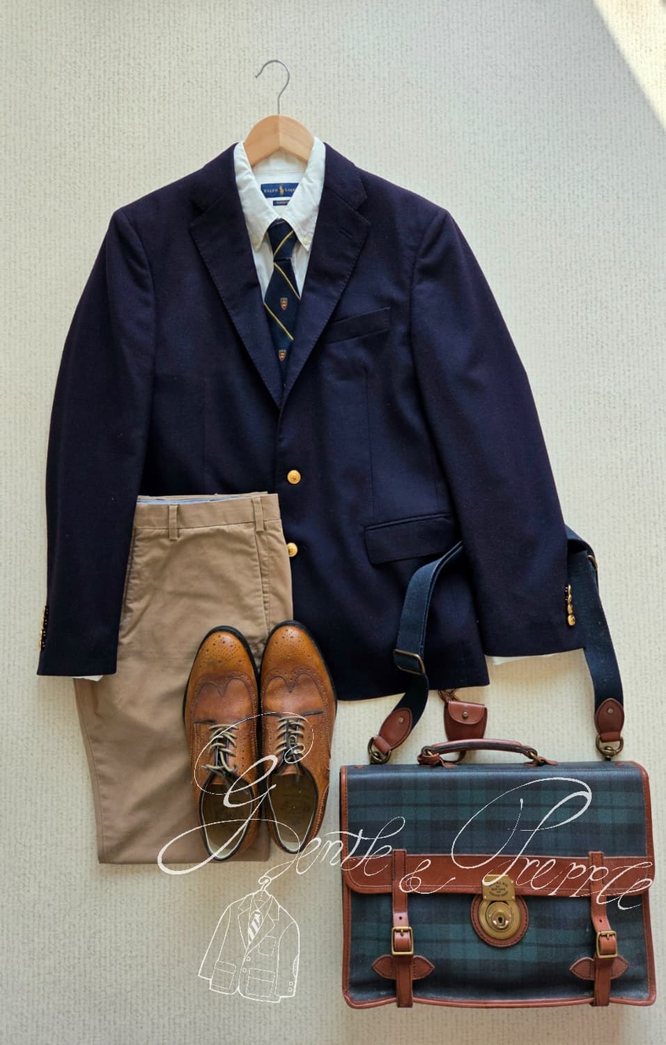 폴로 랄프로렌 도스킨 금장 자켓 블레이저 상품이미지1