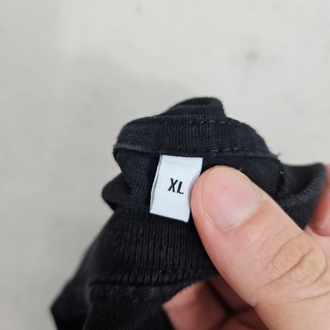 아미 하트 로고 자수 티셔츠 XL 블랙 상품이미지8