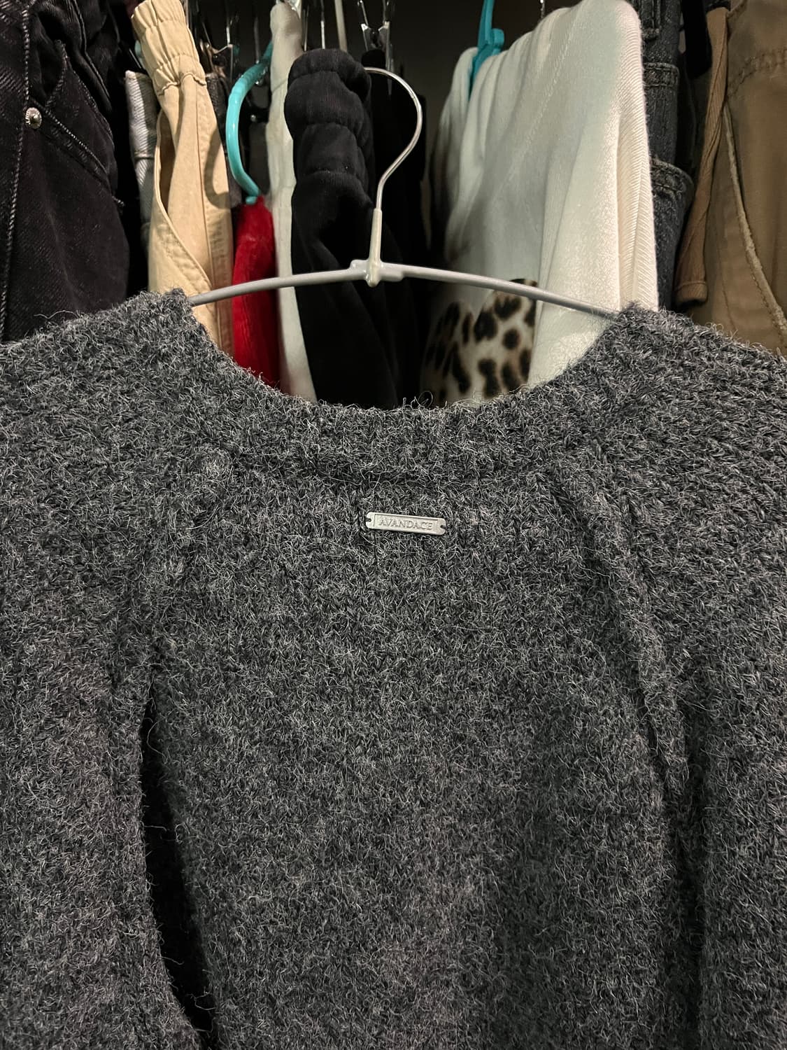 차콜 니트 상품이미지3