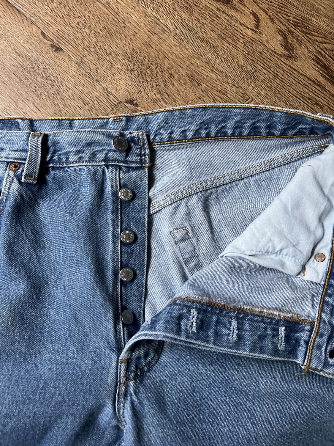 [36]90's 리바이스 501 Made in USA 데님 팬츠 S26 상품이미지5