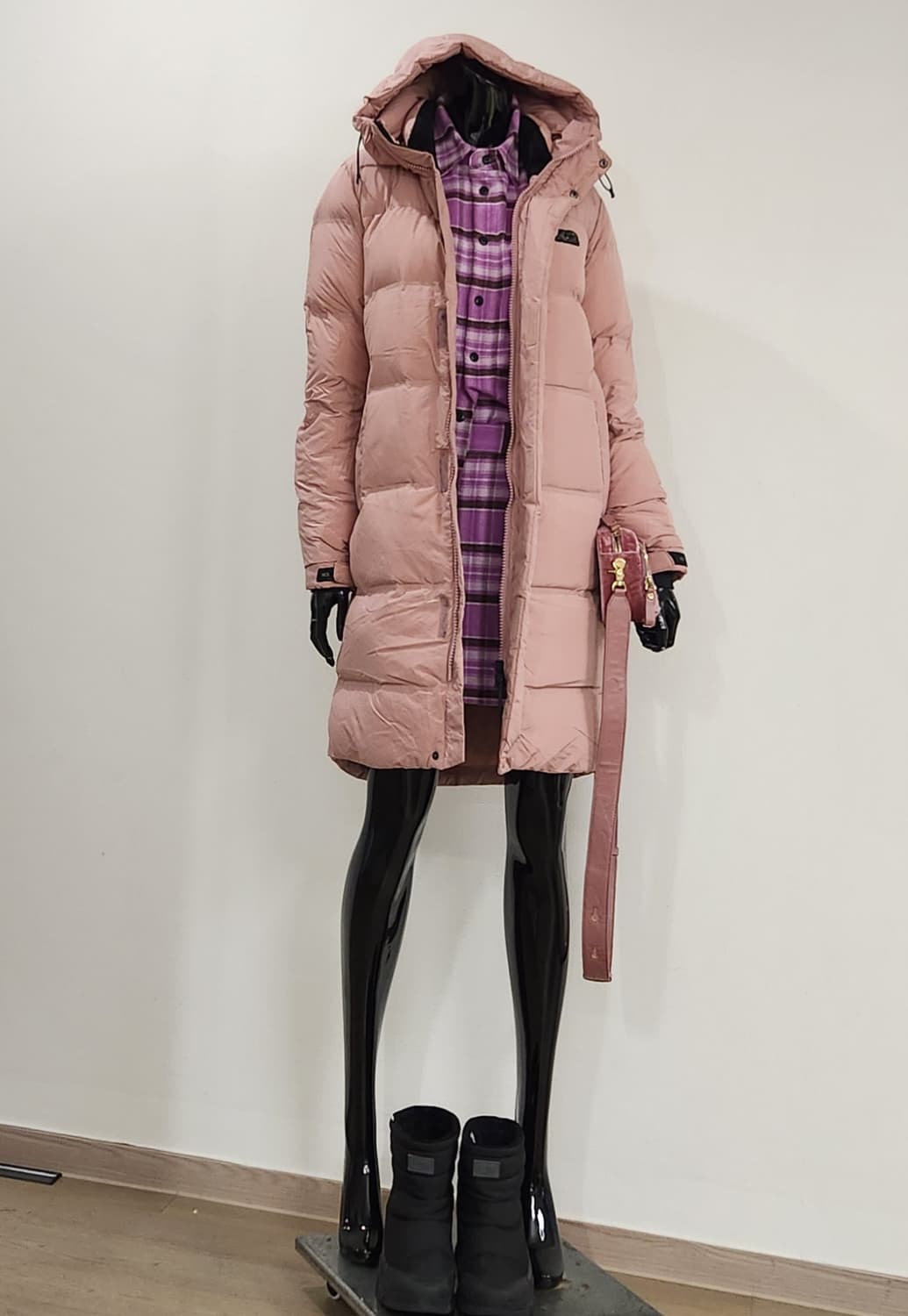 인디핑크 롱패딩  상품이미지2