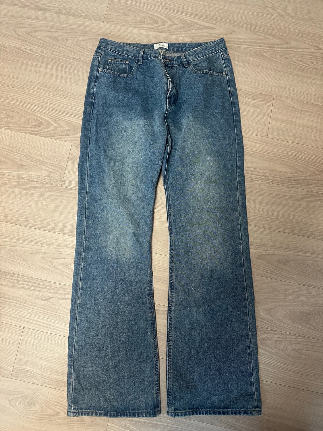 노이즈 세미 플레어 데님 진 L 상품이미지2