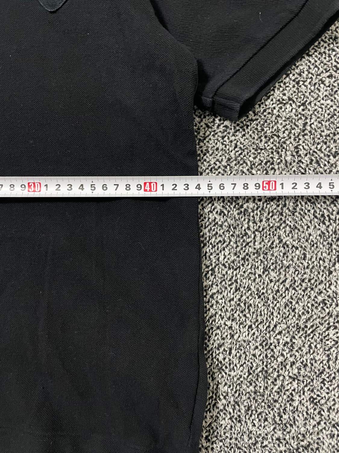 빈티지9. 꼼데가르송 플레이 블랙 하트 로고 폴로 셔츠 반팔티 카라티 상품이미지5