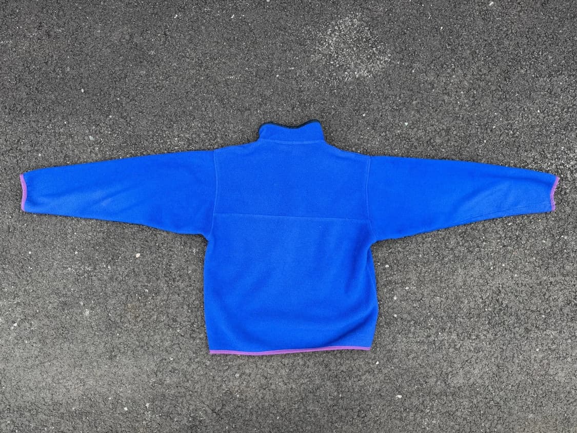 90s 멕시코 파타고니아 신칠라 스냅-T 블루 퍼플 상품이미지6