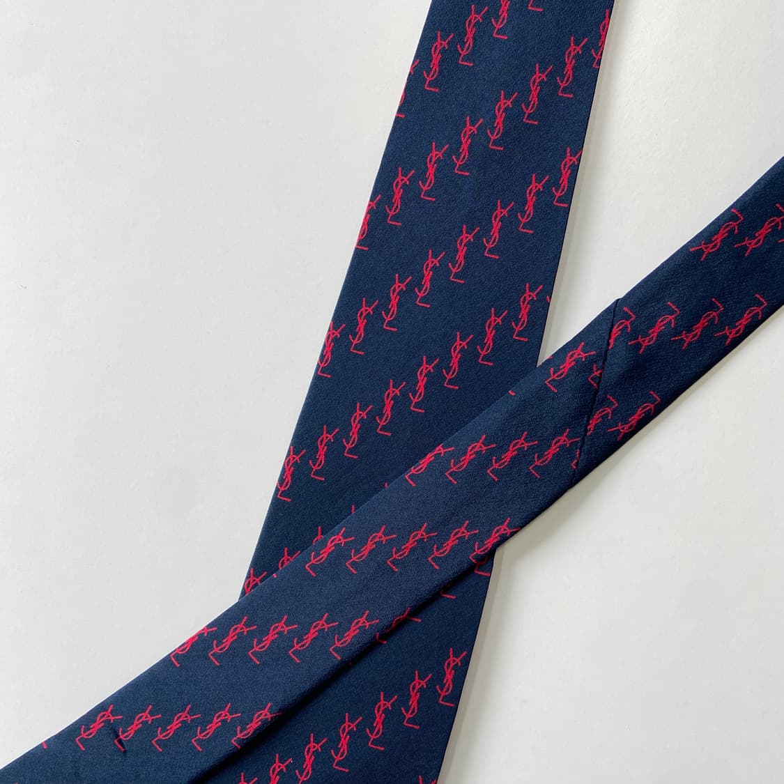 YSL 입생로랑  명품 정품 모노그램 넥타이 7.8cm 상품이미지4