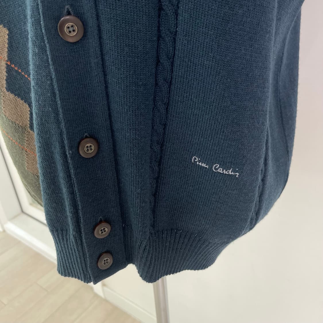 피에르가르댕 퓨어울 골프 니트 조끼 110 (Made in NewZeal 상품이미지4