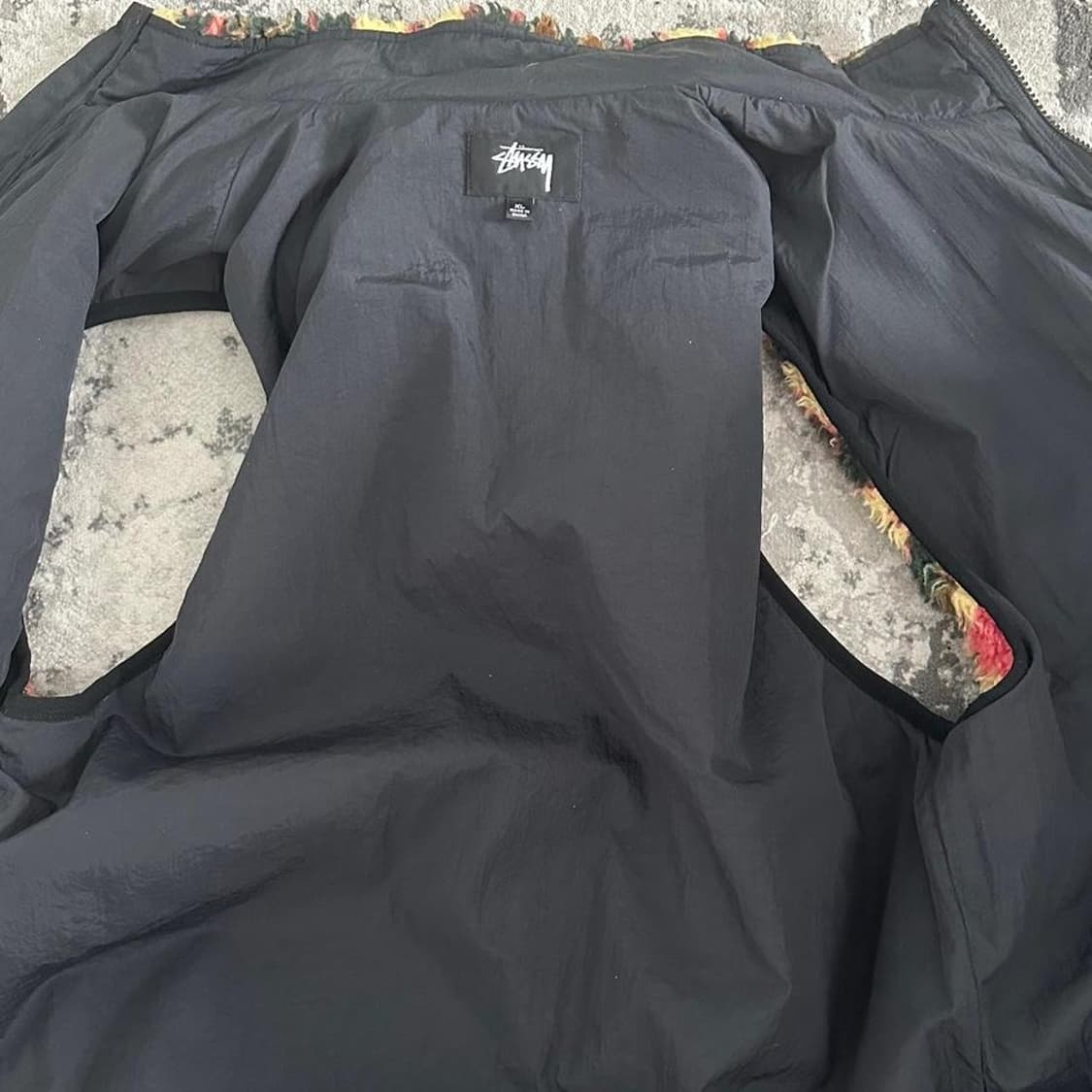 스투시 아즈텍 패턴 플리스 베스트 멀티 상품이미지3