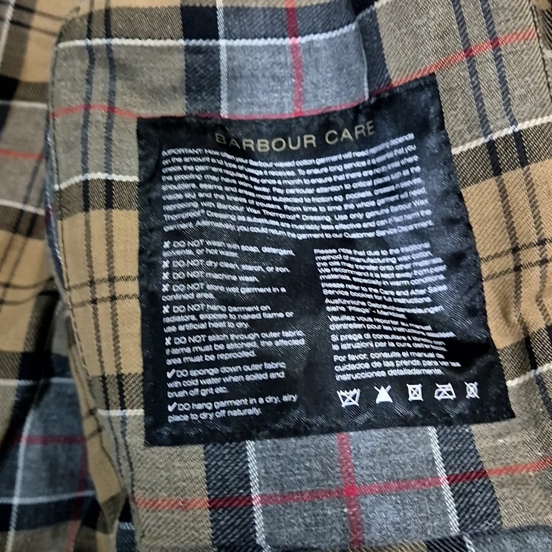 Barbour 바버 인터네셔널 왁시드 자켓 상품이미지7