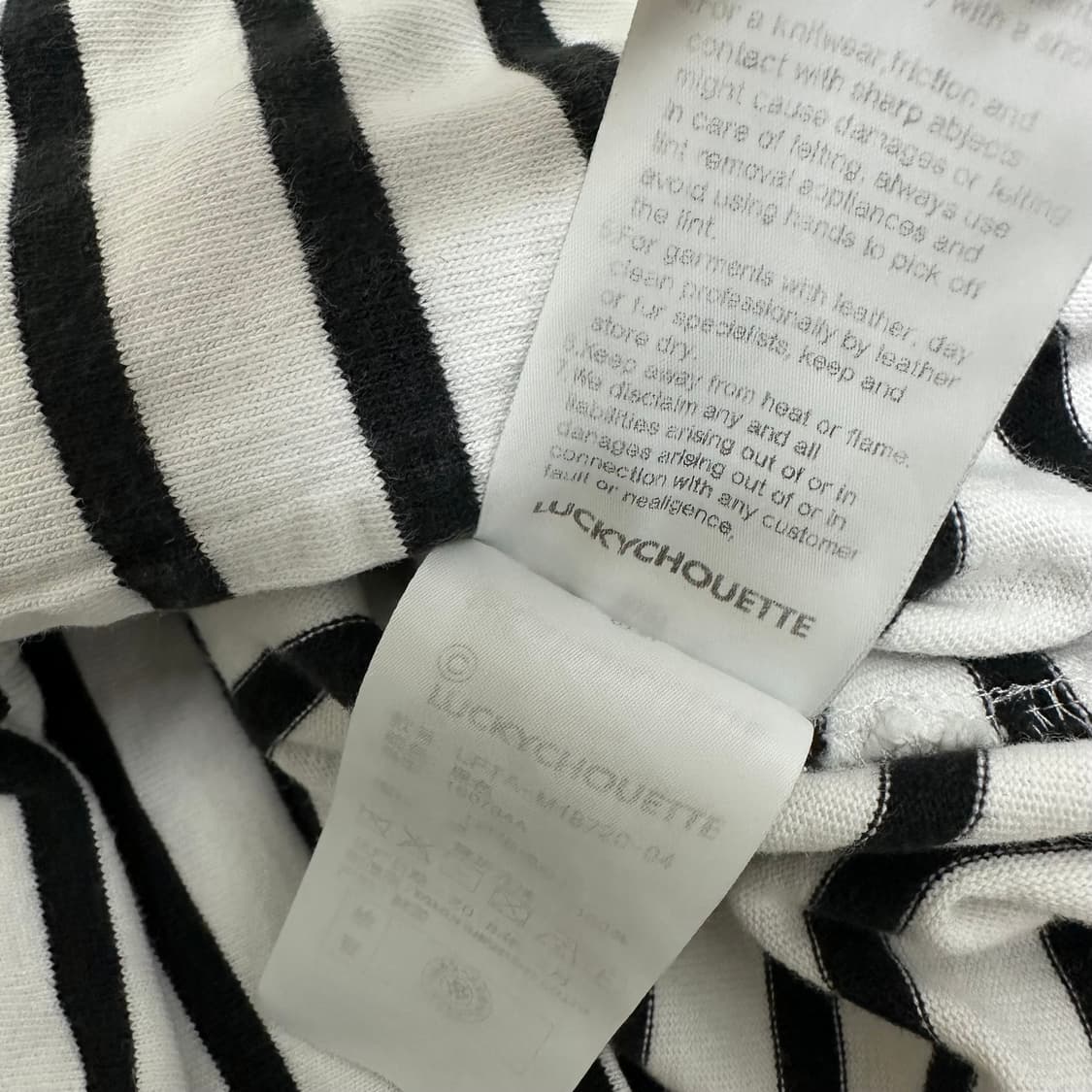 럭키슈에뜨 스트라이프 여성 긴팔티셔츠 상품이미지7