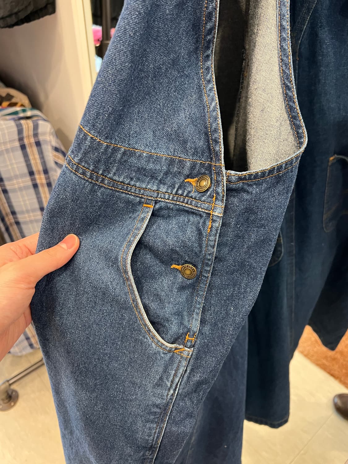 Vtg 빈티지 데님 오버롤 원피스 상품이미지4