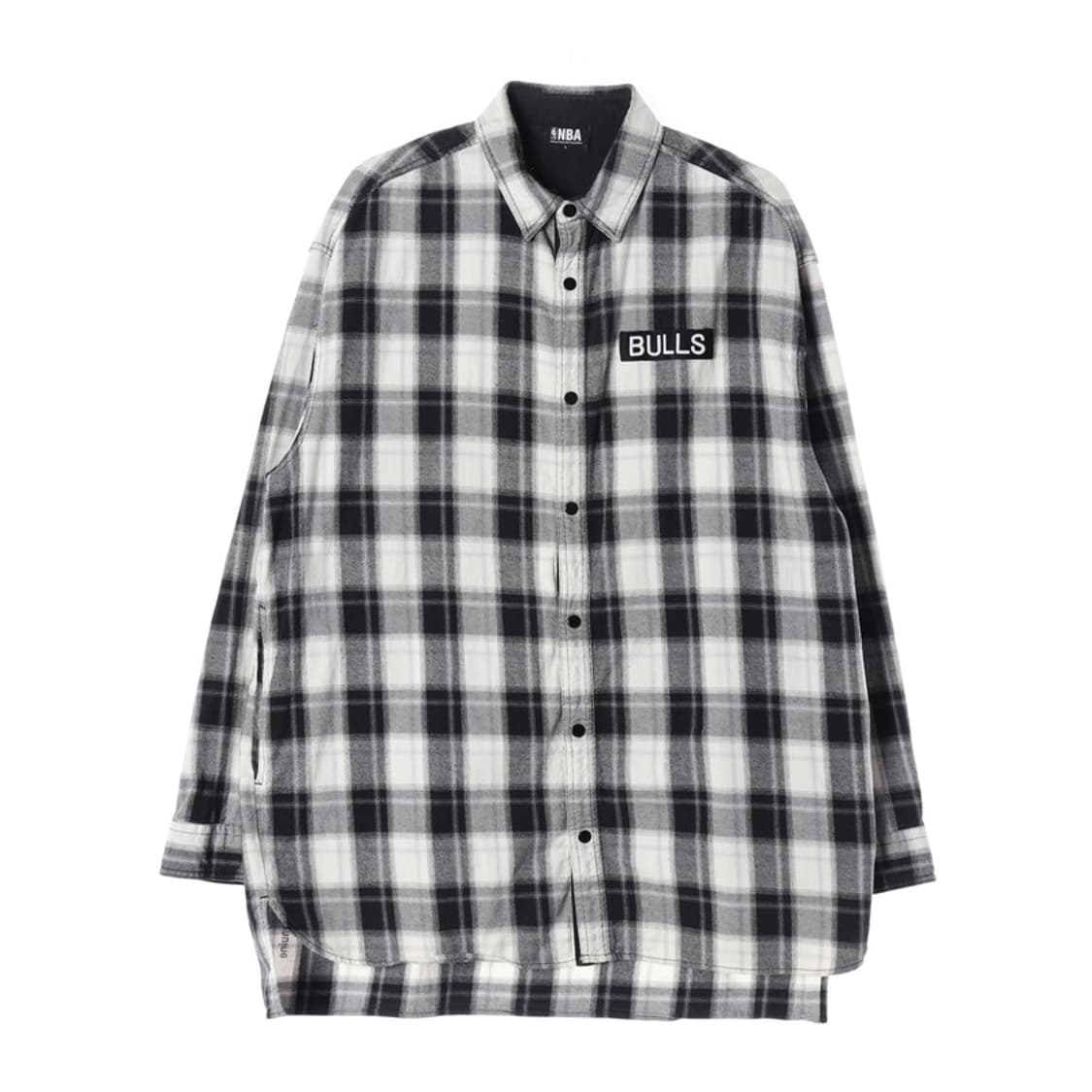 NBA 시카고 불스 모노톤 체크 셔츠 L 상품이미지1
