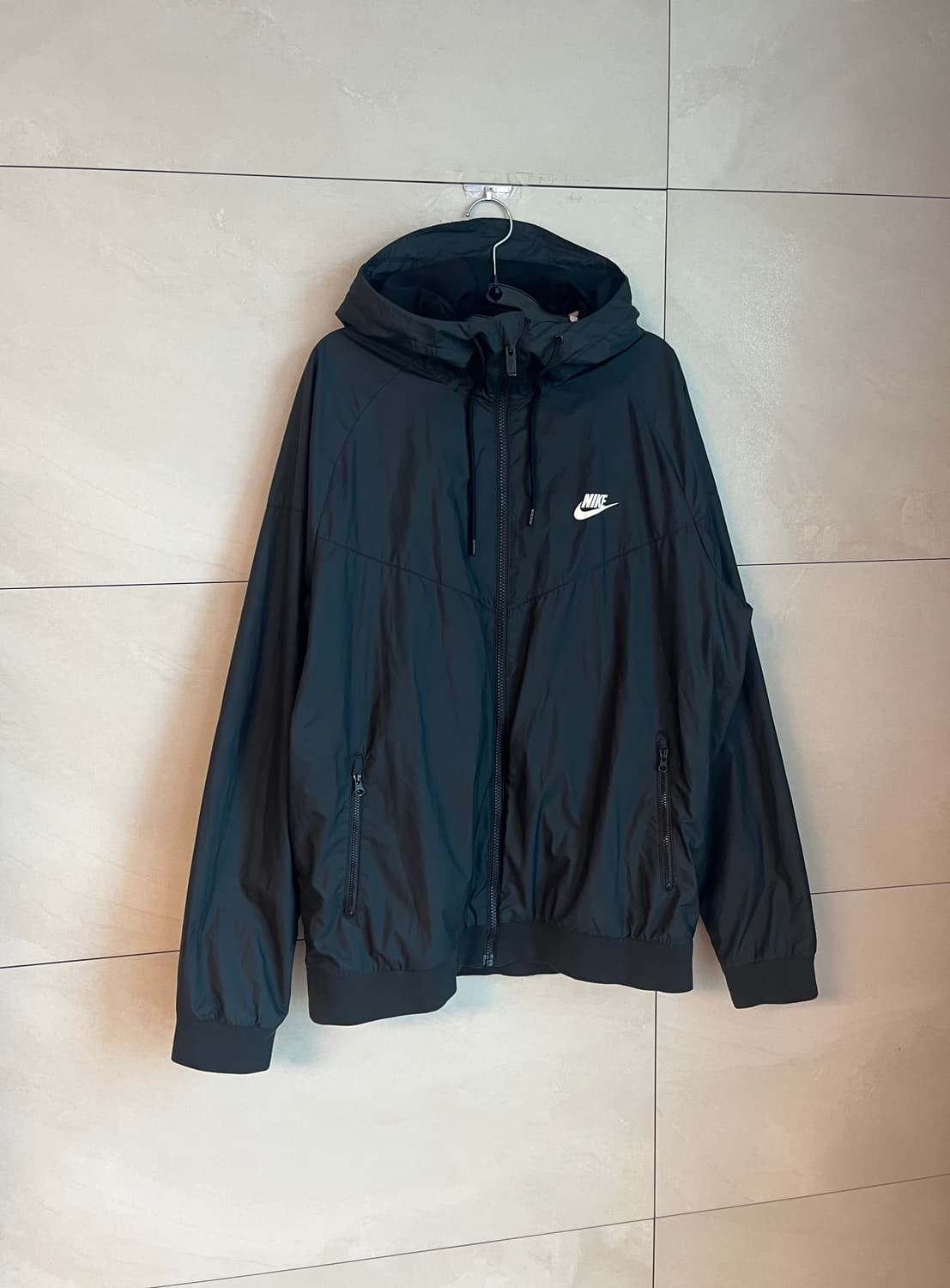 [2XL] 나이키 윈드러너 바람막이 블랙 상품이미지2