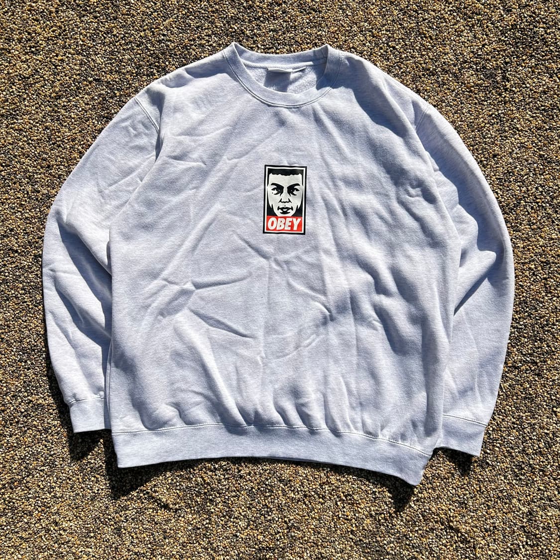 오베이(OBEY) 그레이 맨투맨 상품이미지1