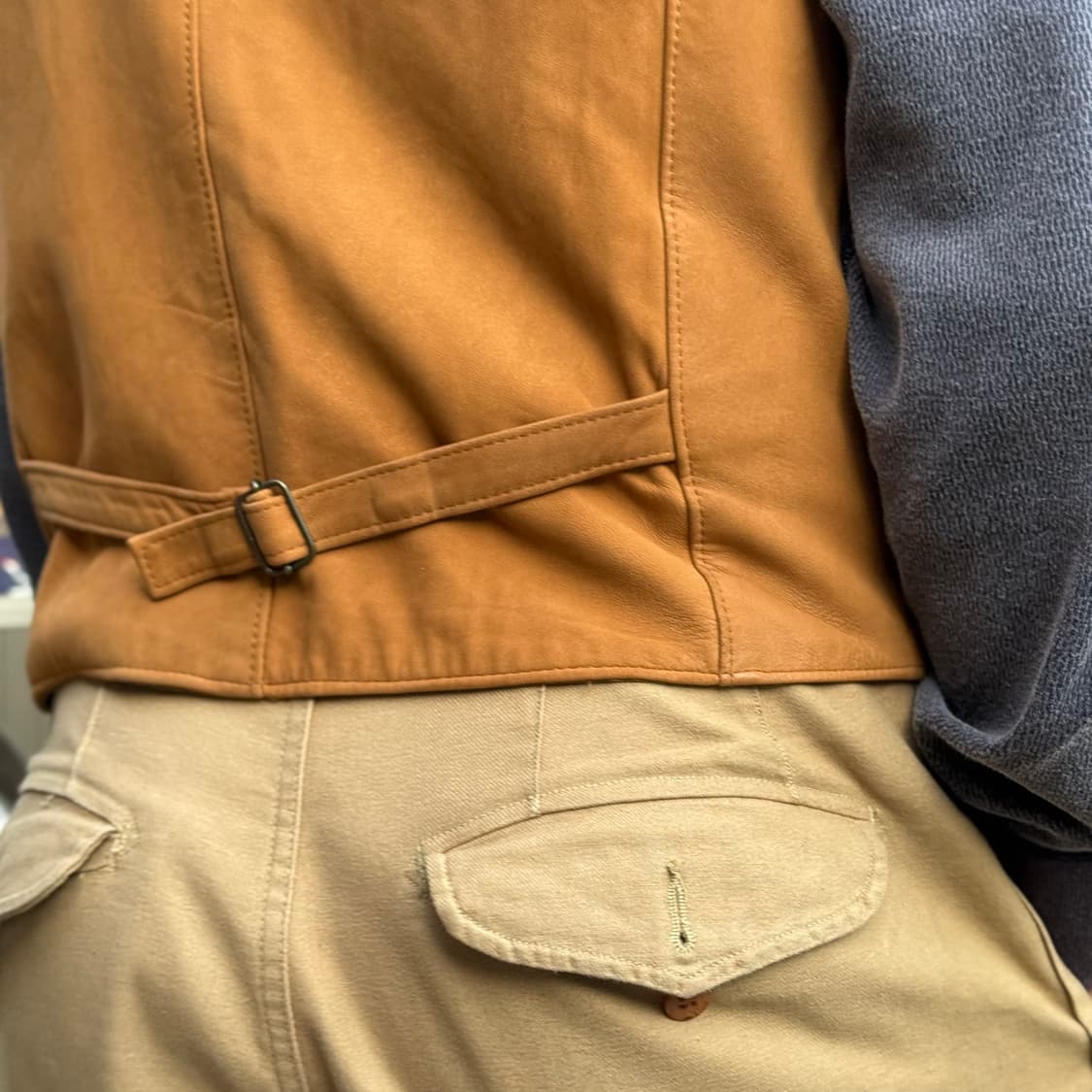 스노우 레더 오스트레일리아 스웨이드 베스트 XL 상품이미지10