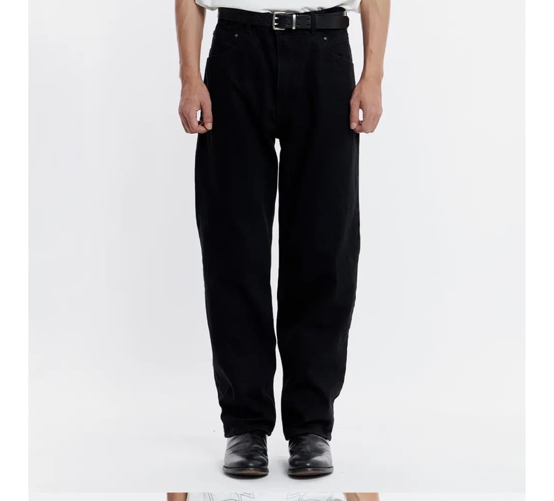 언어펙티드 스터드 블랙 데님 S 상품이미지9