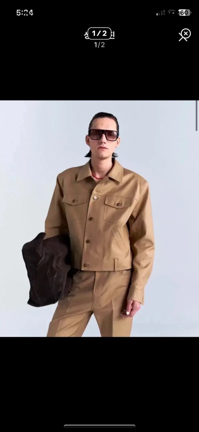 노이어 트러커 자켓 베이지 상품이미지1