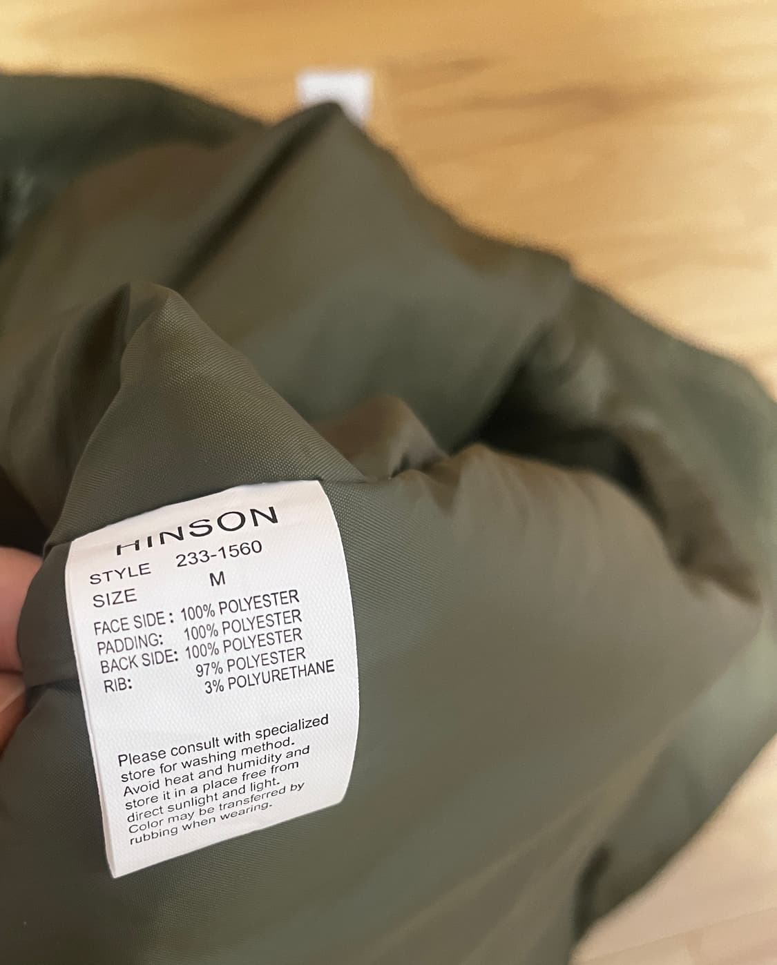 [M]HINSON(힌슨) 밀리터리 패딩 조끼 상품이미지5