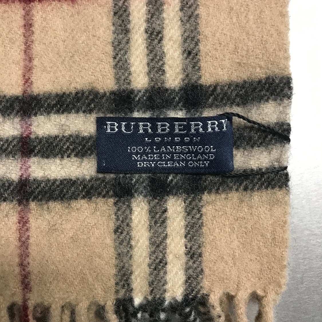 버버리 정품 램스울 머플러 베이지 상품이미지4