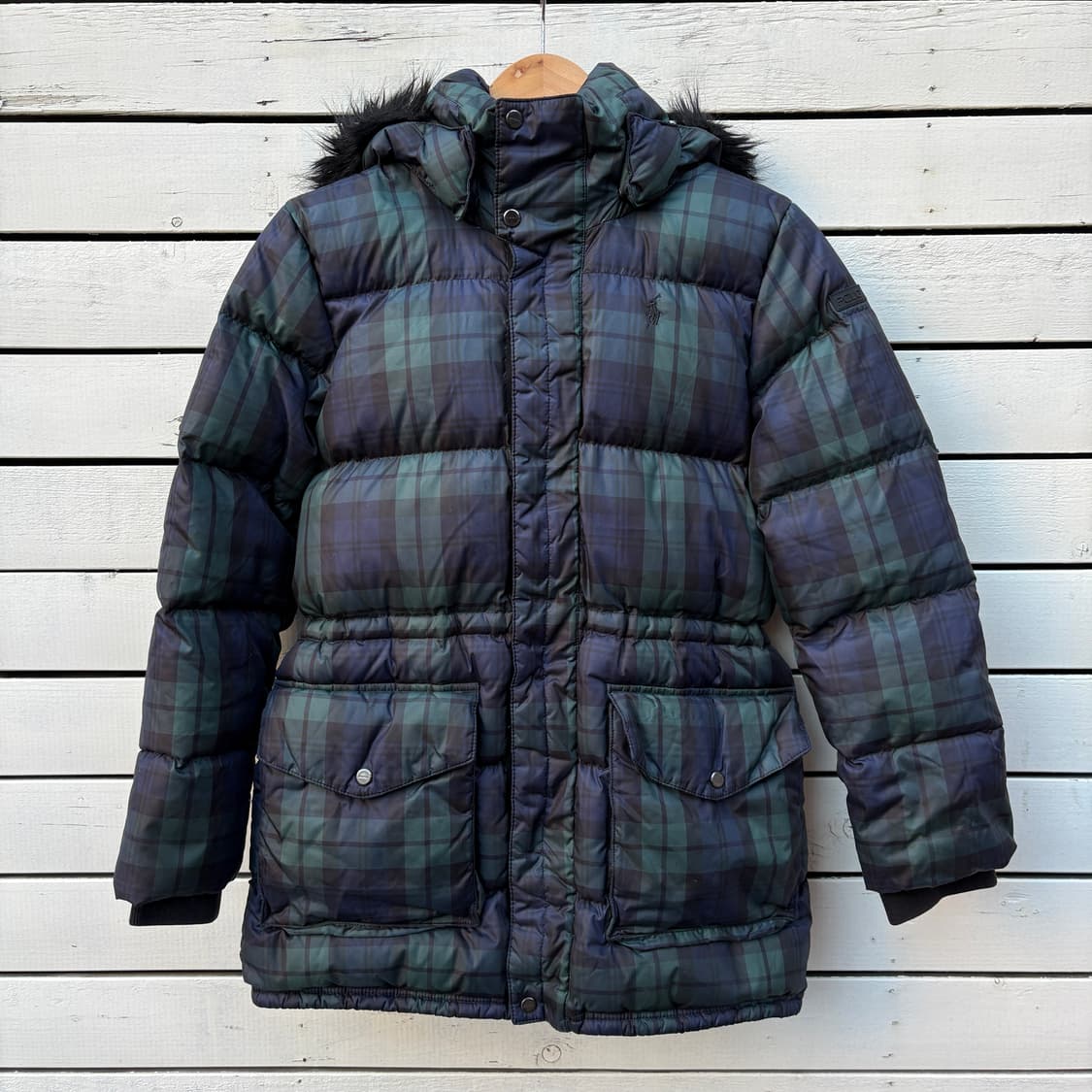 Polo 폴로 블랙와치 타탄체크 패딩 상품이미지1