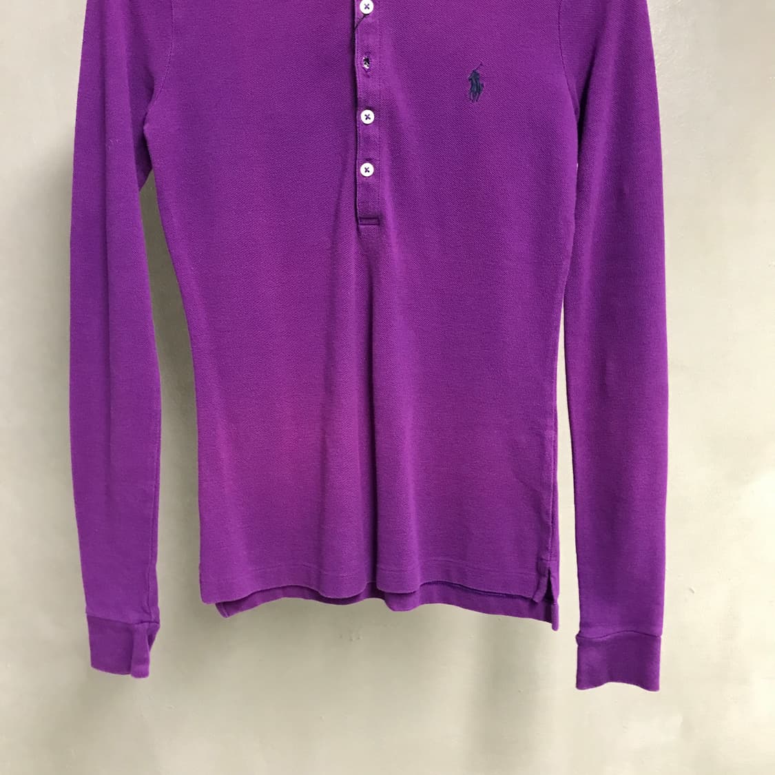 폴로 랄프로렌 PK 긴팔 카라티 퍼플 XS(W) 상품이미지3