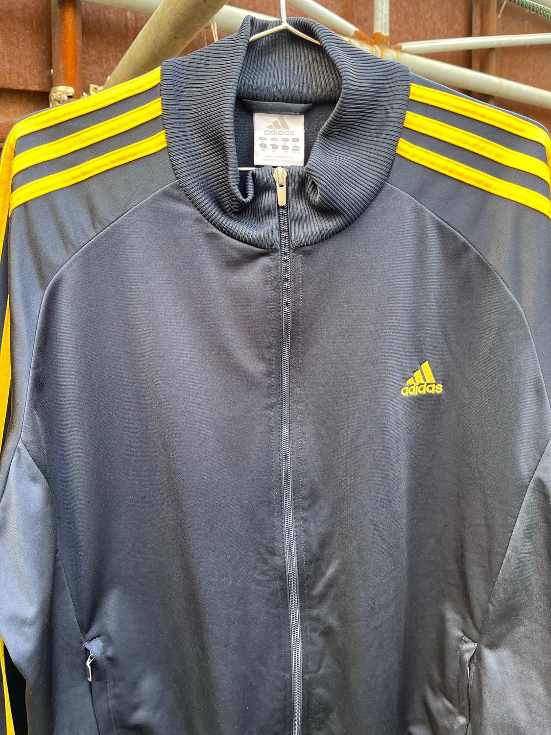 4XL 아디다스 네이비 삼선 져지 상품이미지4