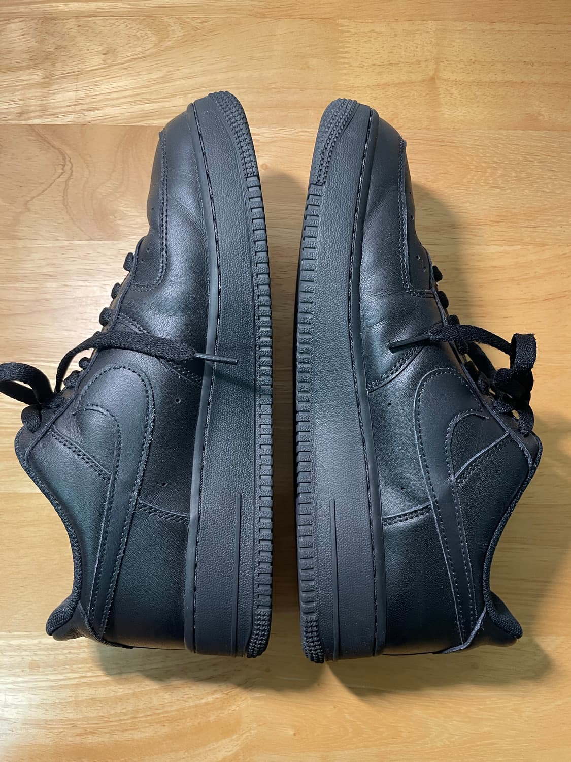 [270] 나이키 에어포스 올블랙 상품이미지4