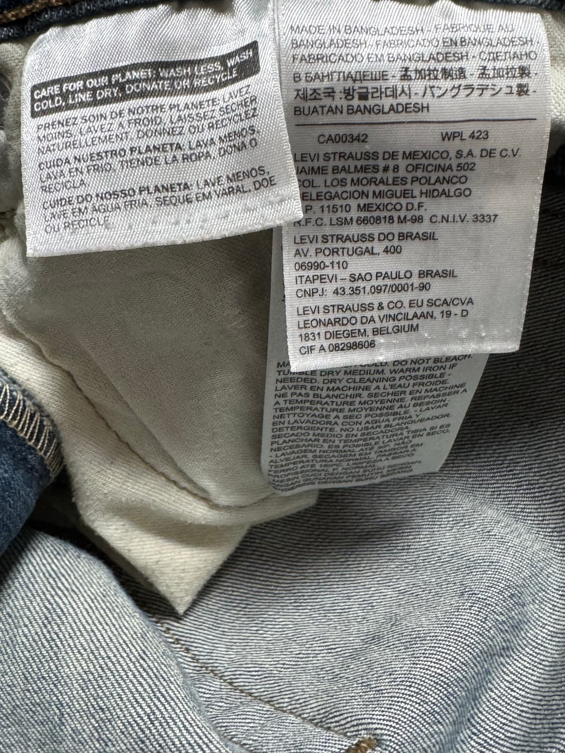 Levi’s 511 Washed Denim 상품이미지3