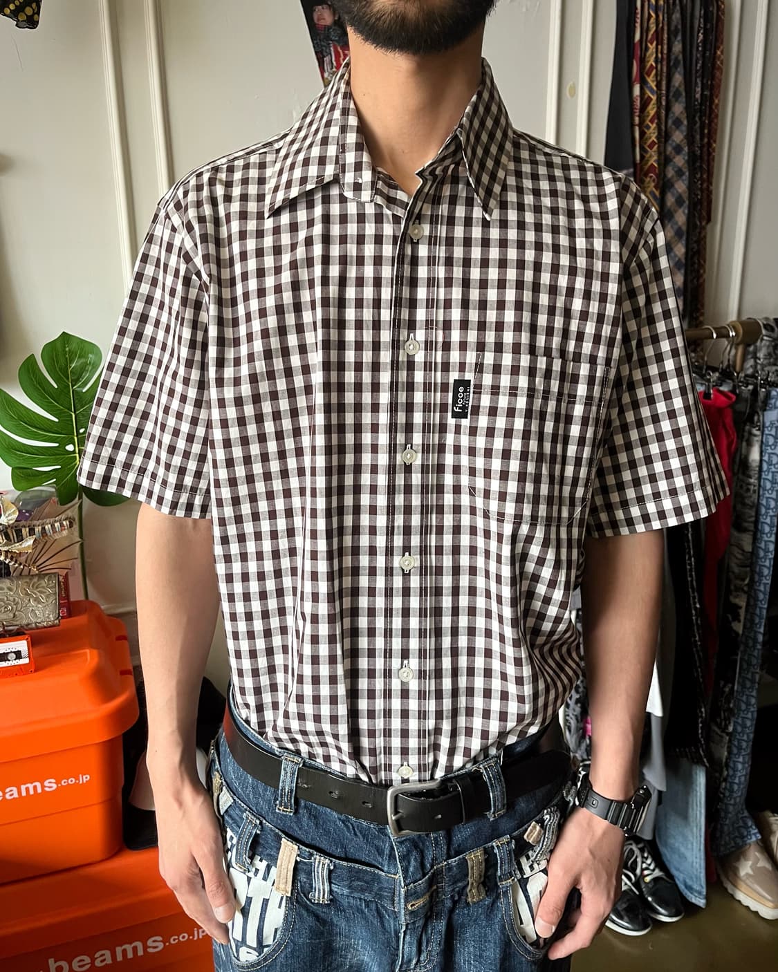 1990s Konishi Yoshiyuki 1/2 Check shirt 상품이미지2