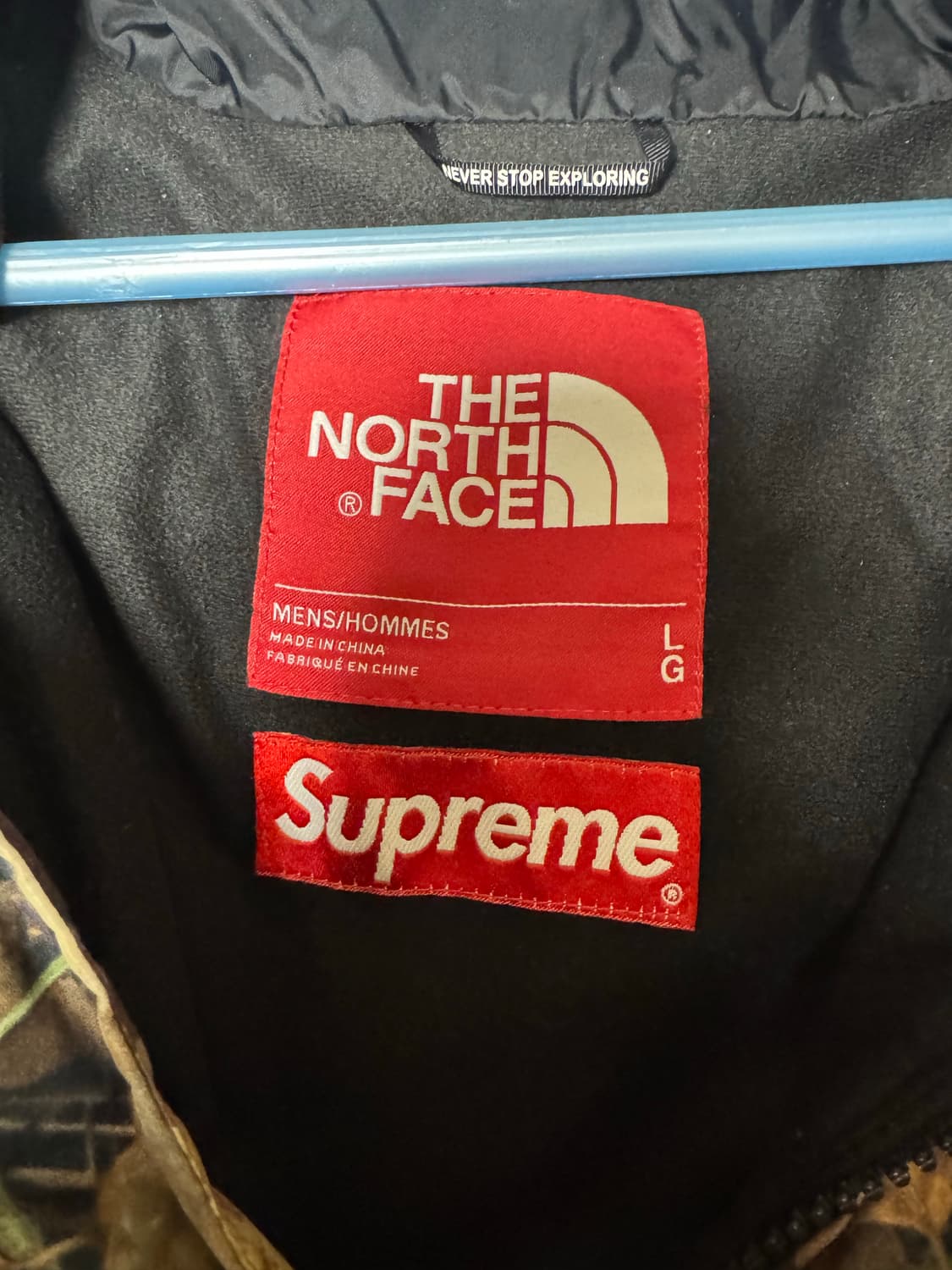 슈프림 x 노스페이스 낙엽 마운틴 자켓 사이즈 L 상품이미지5