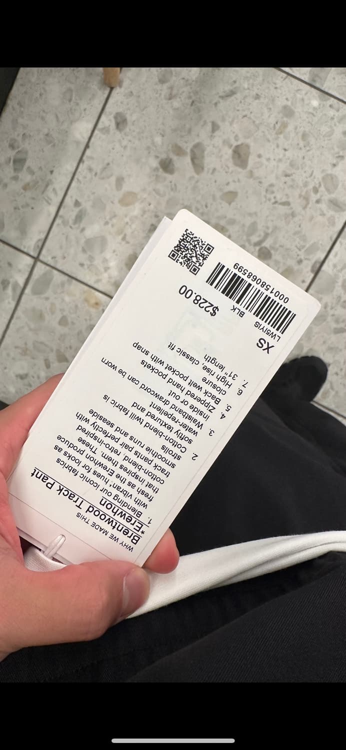 룰루레몬X에레헌 트랙자켓팬츠 남녀공용 트레이닝 세트 베벌리힐스 직접 구매 상품이미지8