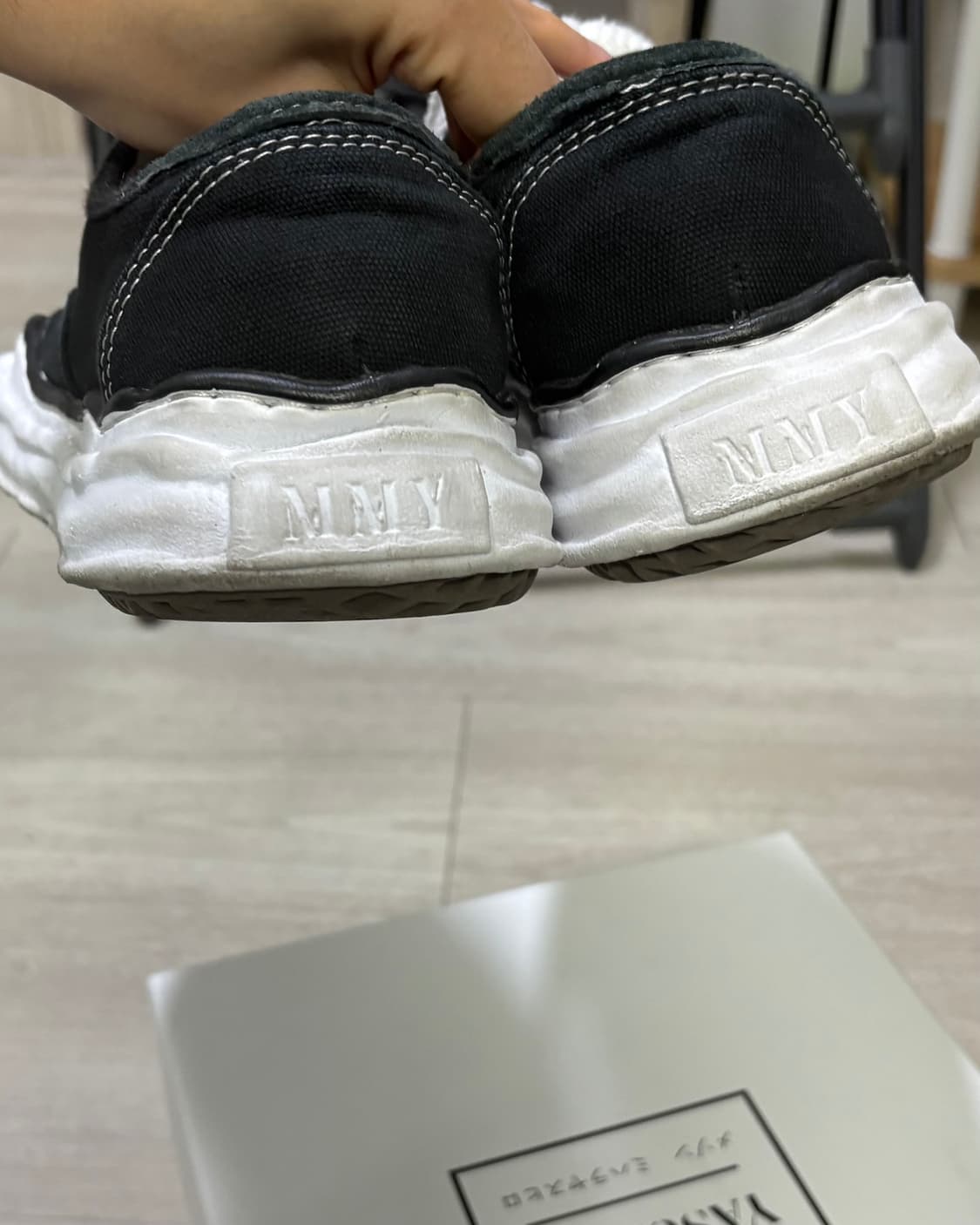 [41]미하라 야스히로 베이커 OG 솔 캔버스 블랙 상품이미지7