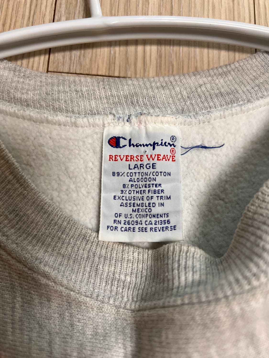 90s 챔피온 리버스위브 스웻셔츠 L (100추천) 상품이미지5