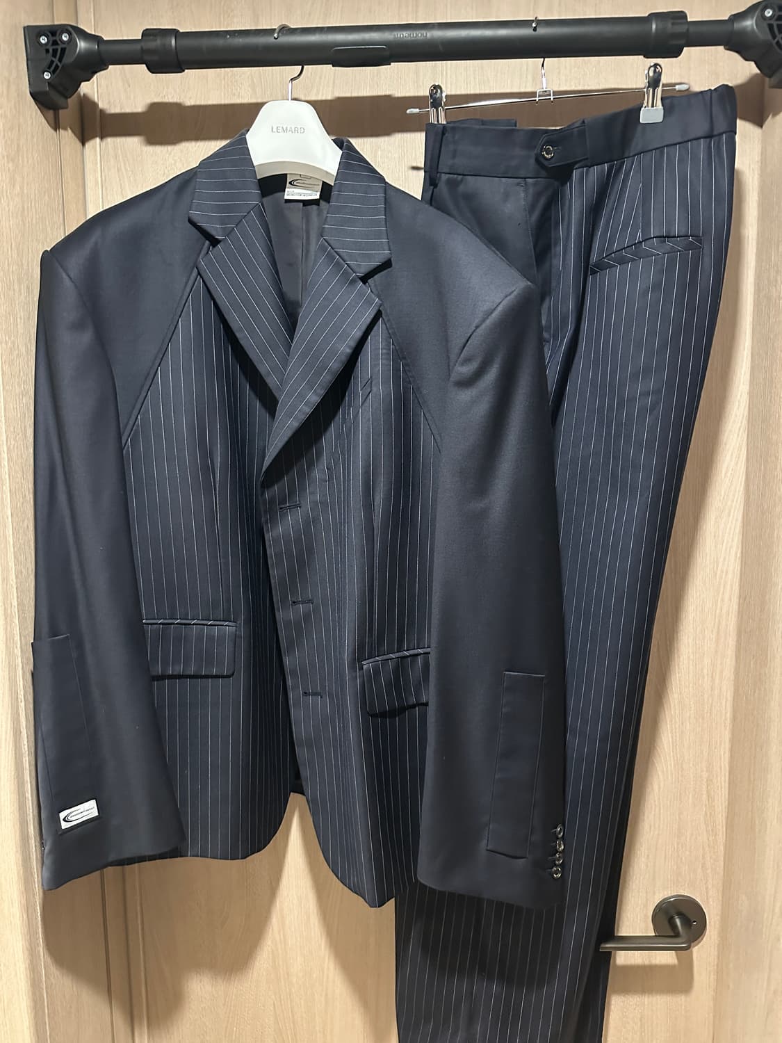 CSC 핀스트라이프 셋업 네이비 1,2 상품이미지1