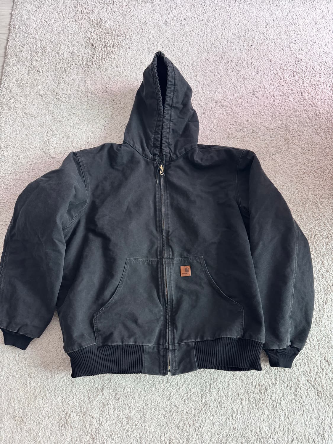 칼하트 J130 샌드스톤 엑티브자켓 블랙 2XL 상품이미지1