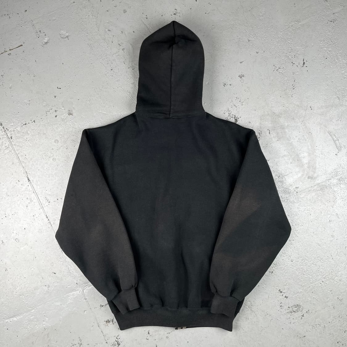 빈티지 러셀 애슬레틱 블랙 후드집업 상품이미지3