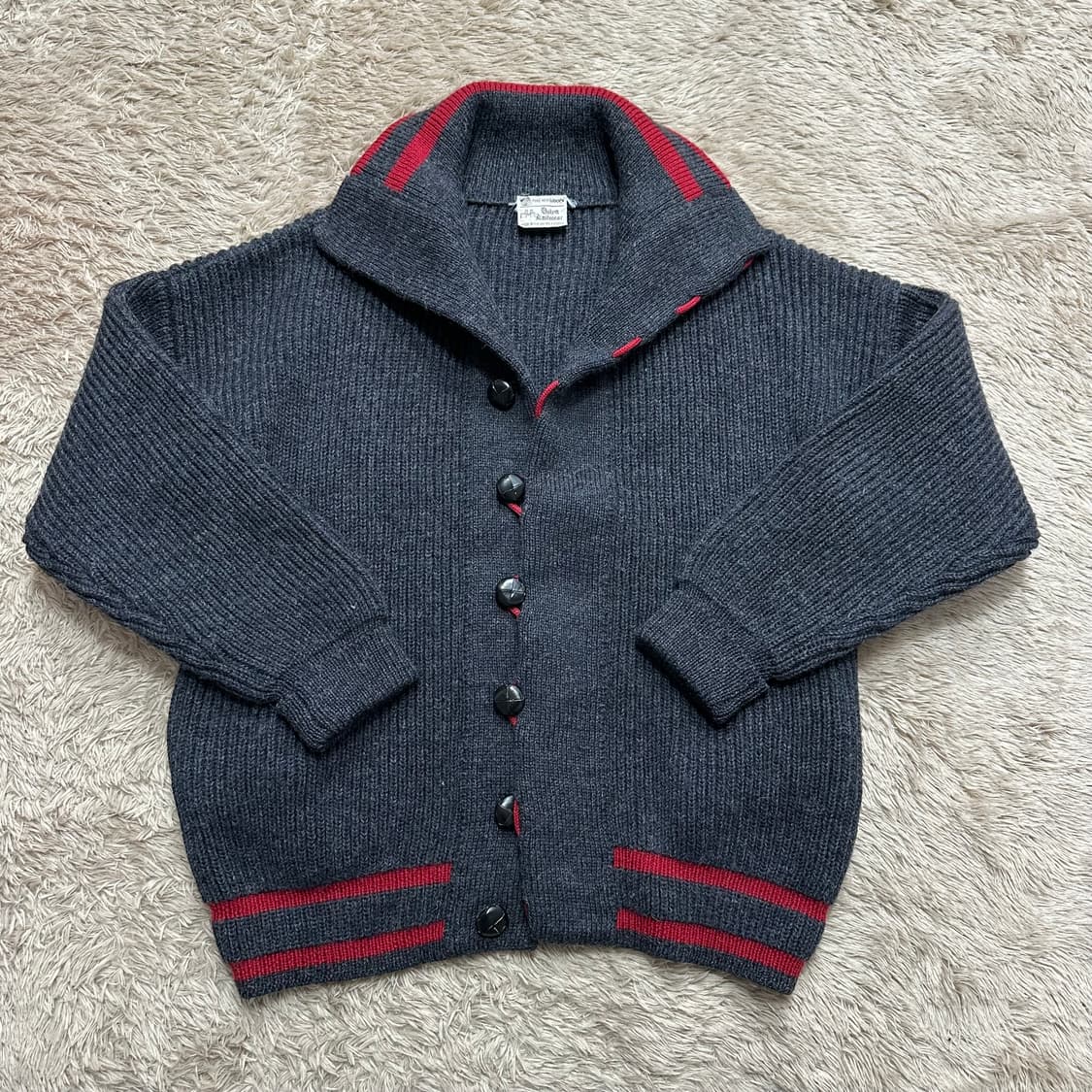 DulynKnitwear 1983 잉글랜드 헤비울 가디건 상품이미지1