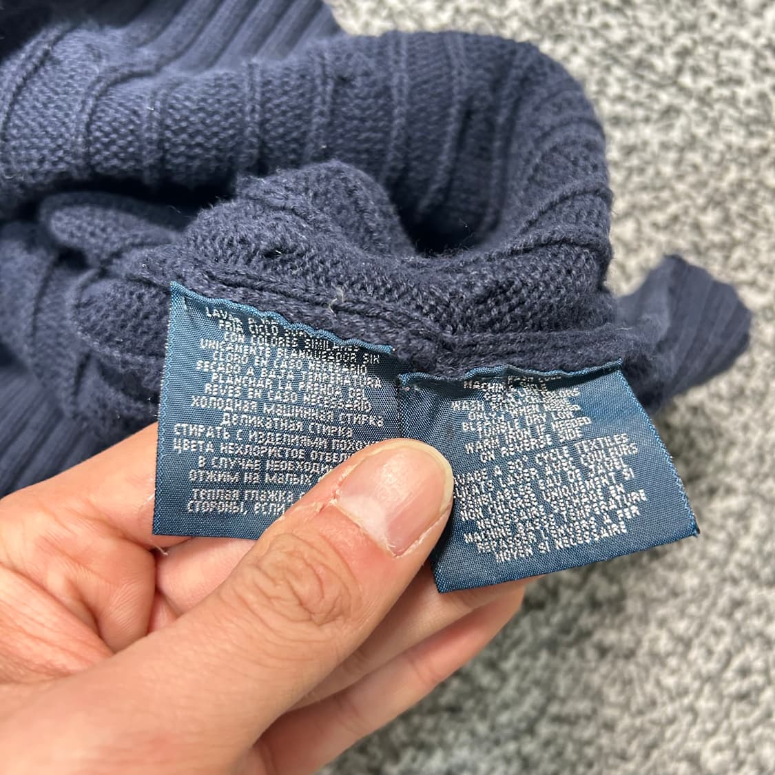 폴로 랄프로렌 네이비 니트 베스트 상품이미지7