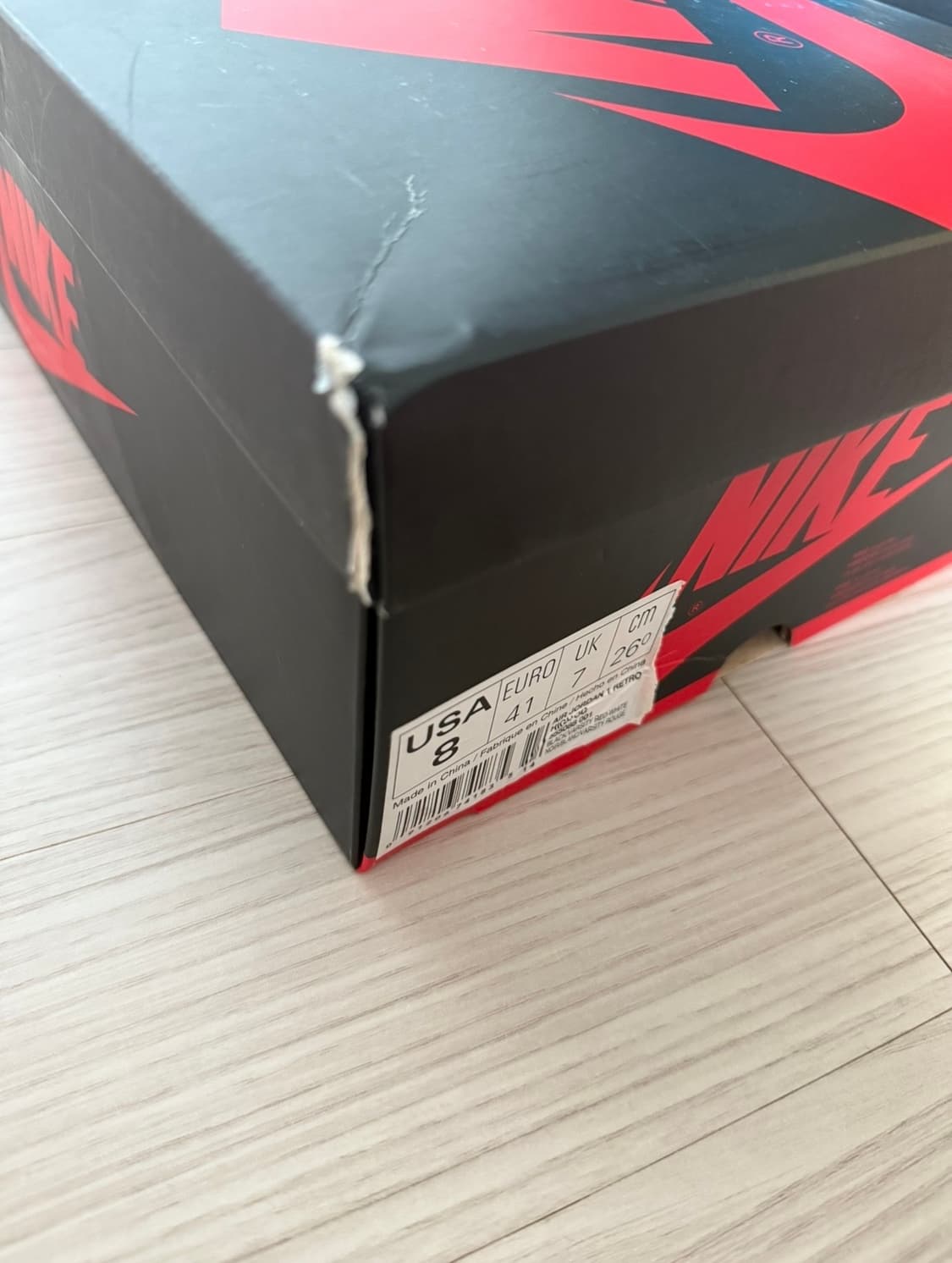 조던 1 레트로 하이 OG 브레드 밴드 2016 260 상품이미지6