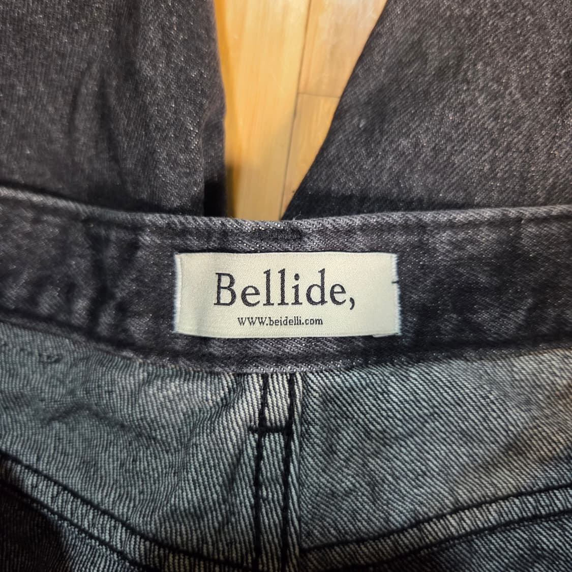 Bellide 와이드 데님팬츠 (27in)
 상품이미지4