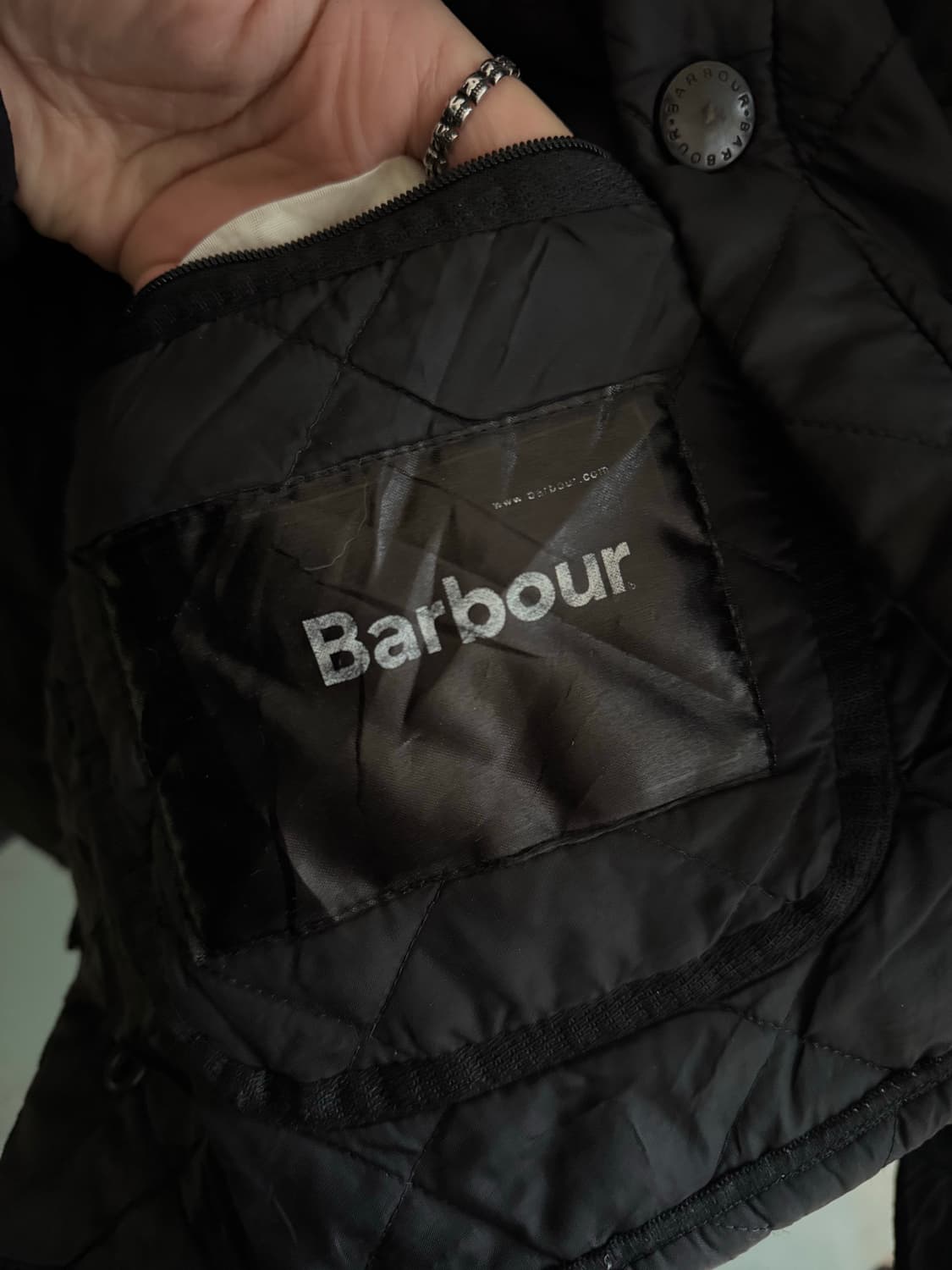 Barbour 바버 코듀로이 카라 퀼팅자켓  상품이미지9