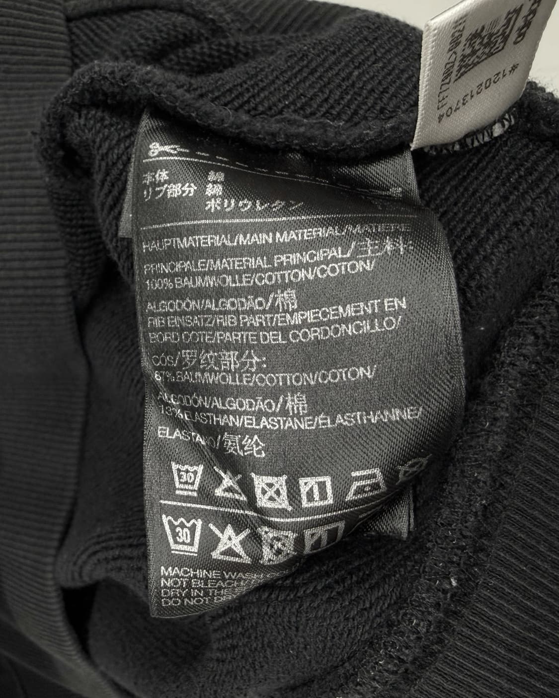 Y-3 요지 야마모토 베이직 로고 스웻 후디 상품이미지5