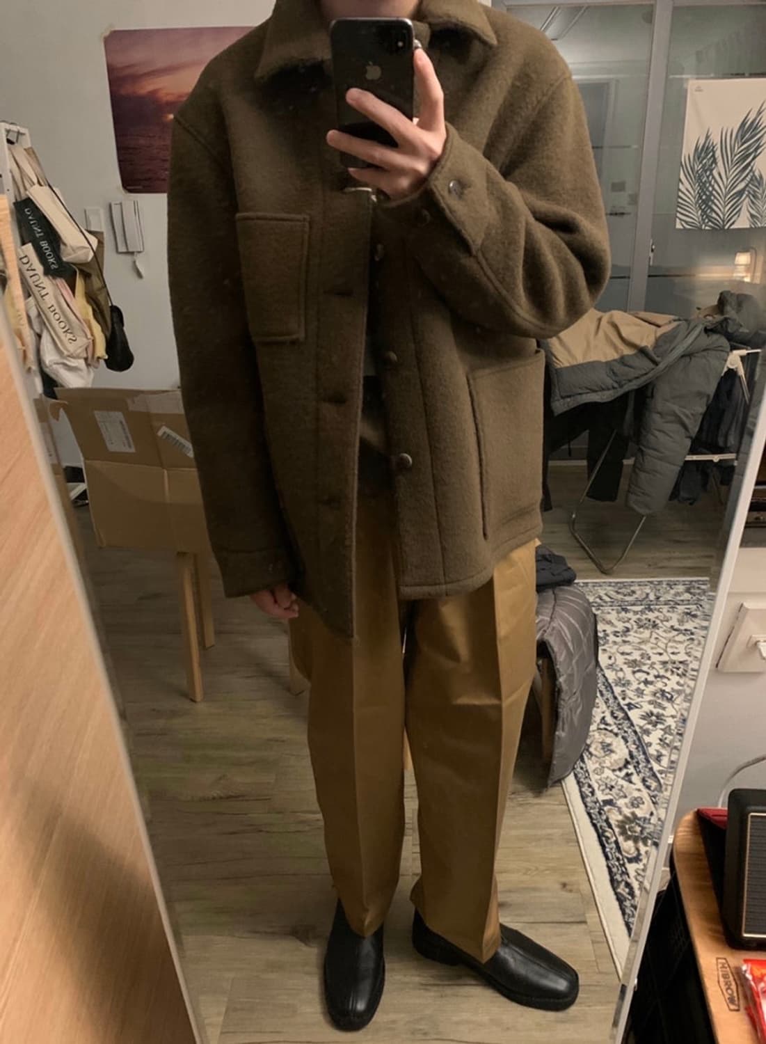 [2] 마카웨어 커버 올 오가닉 멜튼 쟈켓 상품이미지2